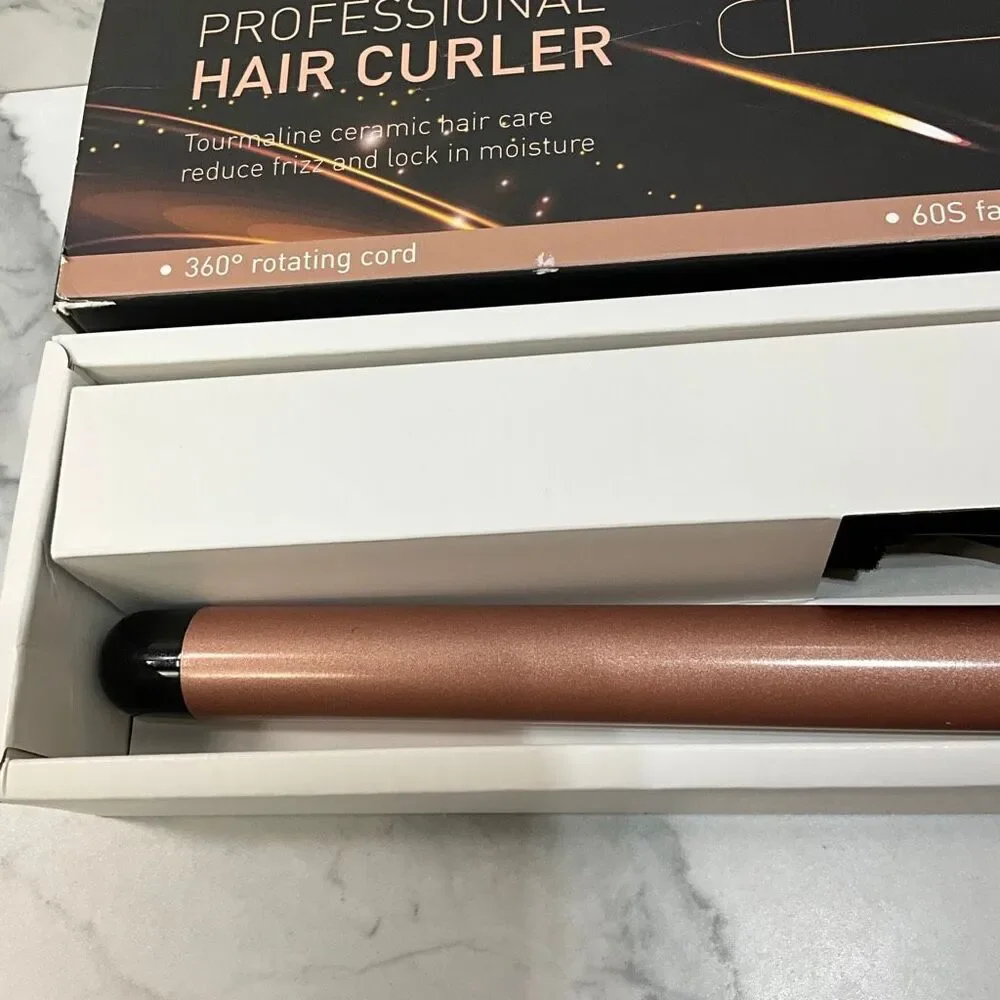 SIKV Professional Hair Curler 1” Ceramic Curling Wand